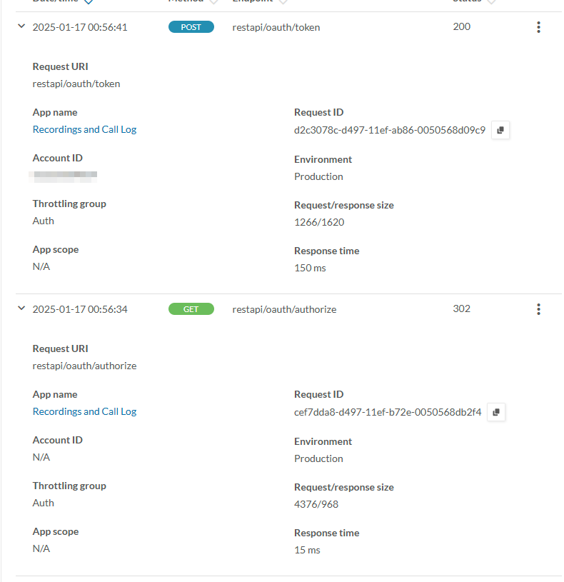 Oauth2 generic credentials error - Unable to sign without access