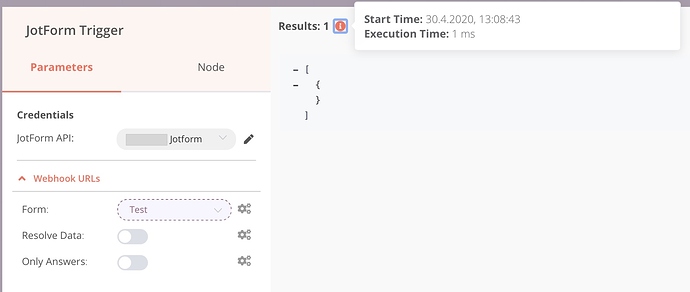Jotform trigger