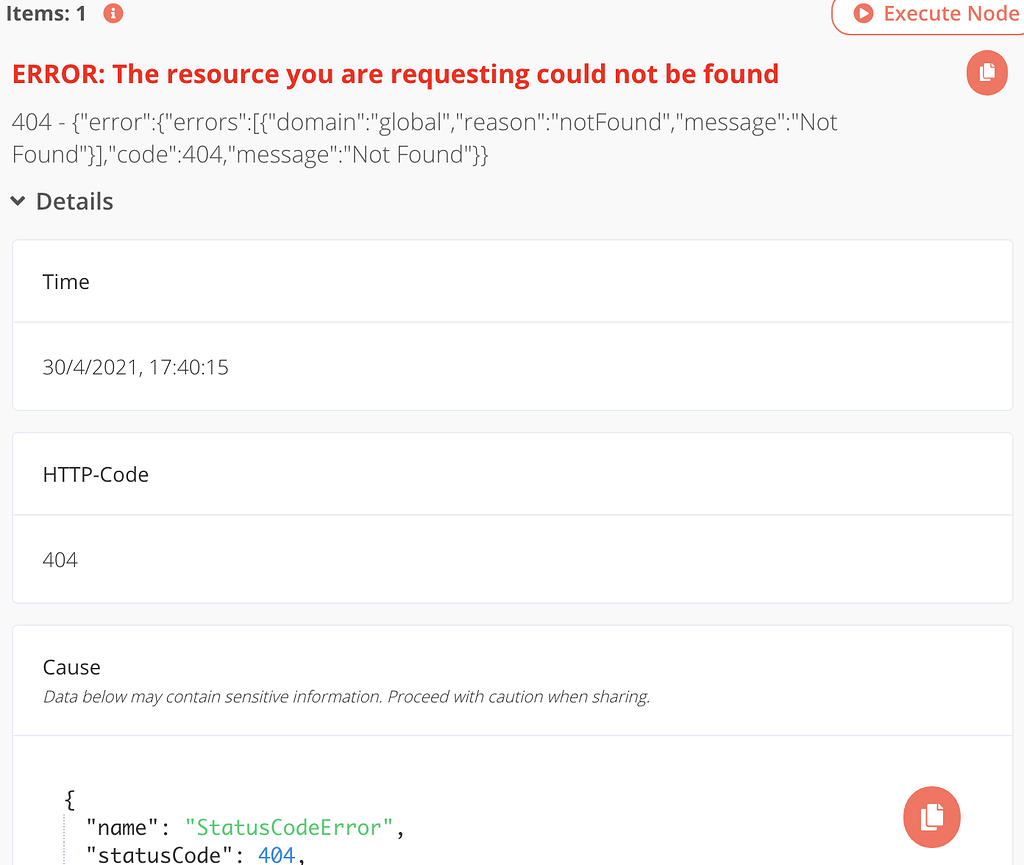 Try/Catch an operation - Questions - n8n Community