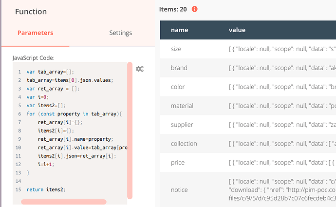 Json Key Value Array Example