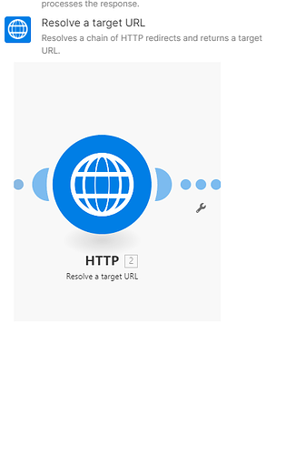 Make.com HTTP Resolve URL 2