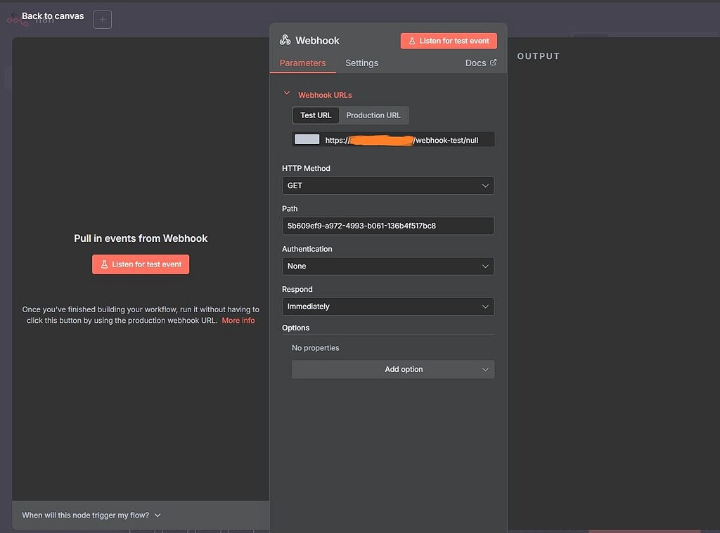Webhook URLs null path - Questions - n8n Community
