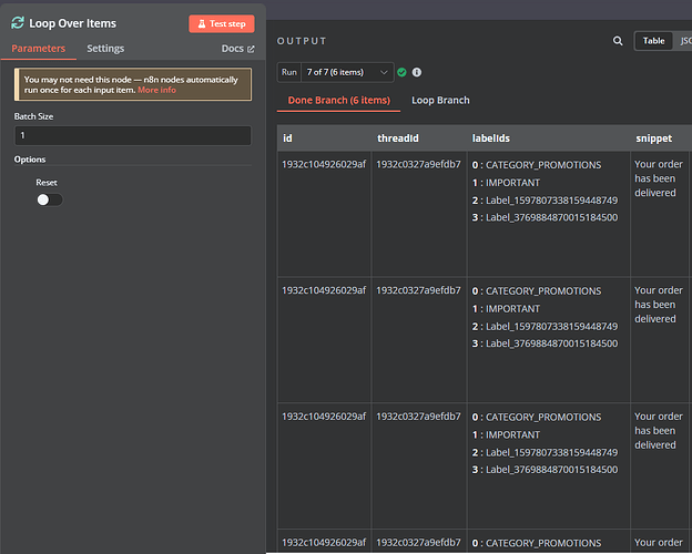 2 - Loop Over Items