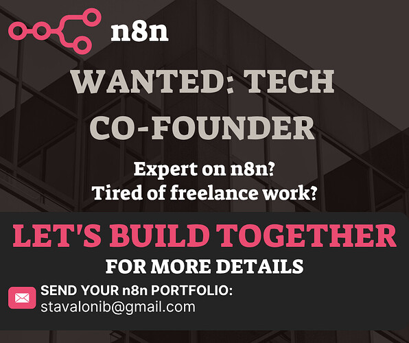 CO FOUNDER WANTED