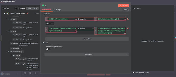 If-Today output example