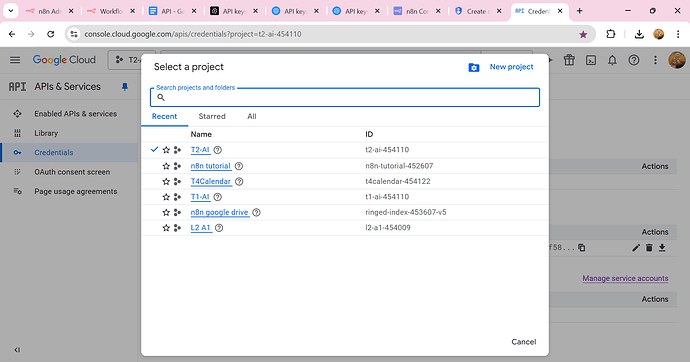 goggle cloud console messy