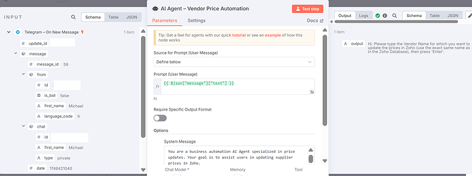 AI Agent – Vendor Price Automation