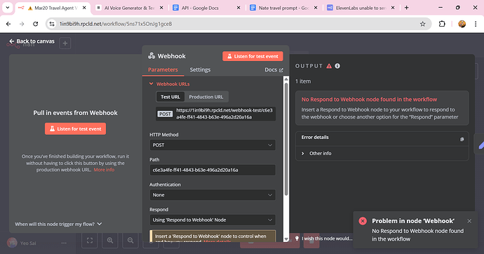 still get error whole workflow