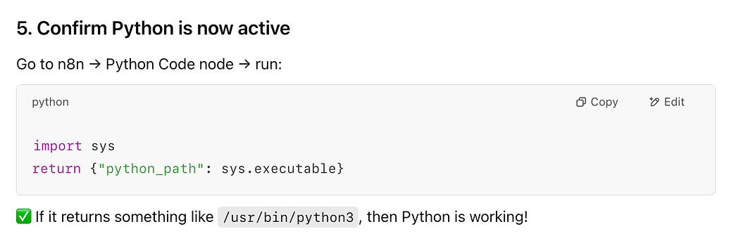 Running python scripts on n8n (npm) - Questions - n8n Community