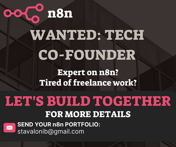 CO FOUNDER WANTED