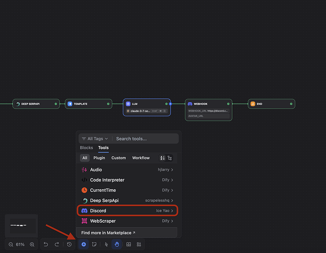Adding Tools Block