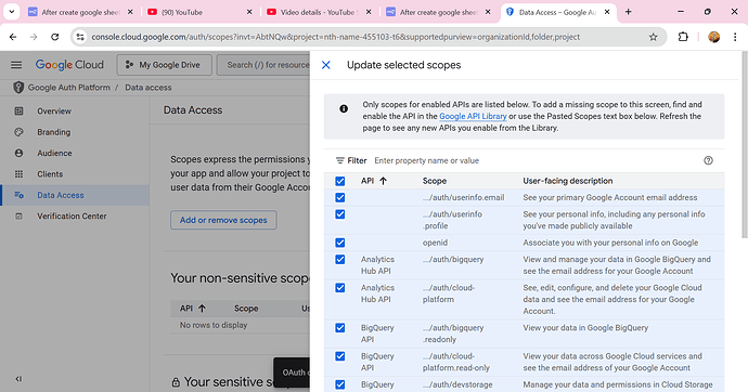 google drive access