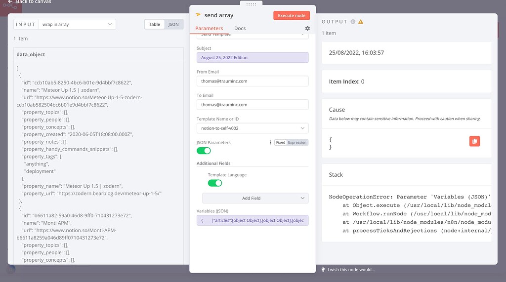 How to send JSON/RAW array wrapped in an object? - Questions - n8n ...