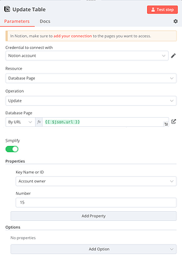 Upload Table Node