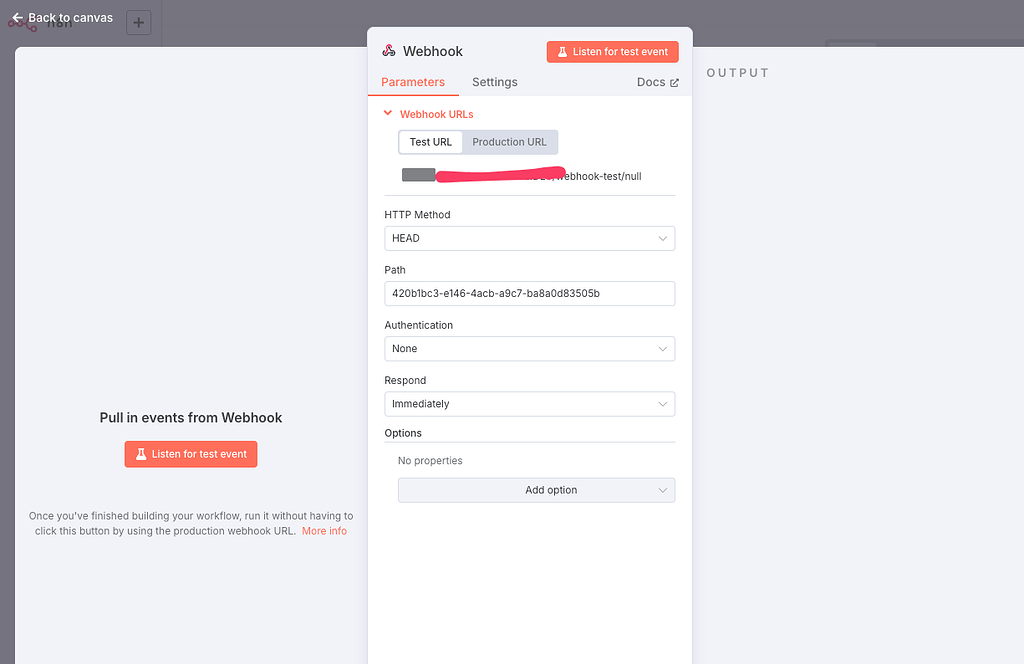Webhook url null path - Questions - n8n Community