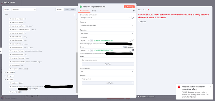 Google Sheet N8N