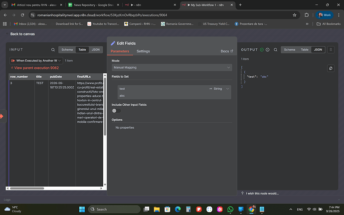 Output of test subworkflow