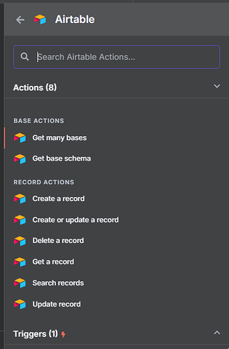 Airtable-Actions-Trigger
