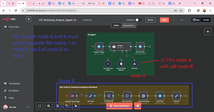 call sub workflow