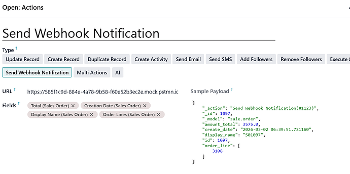 Ideal Payload - Odoo