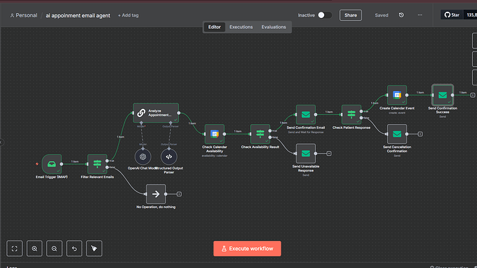ai appoinment email agent