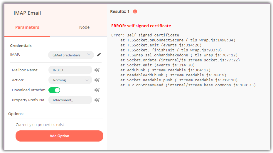 gmail security certificate error