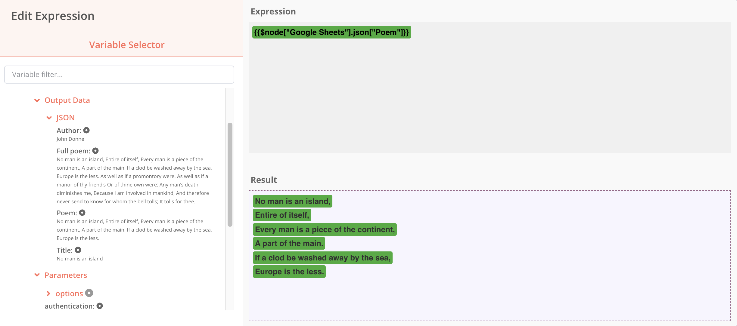 Show random row from Google Sheets and tweet it Questions n8n