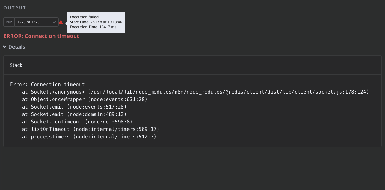 REDIS - ERROR: Connection Timeout - Questions - N8n Community