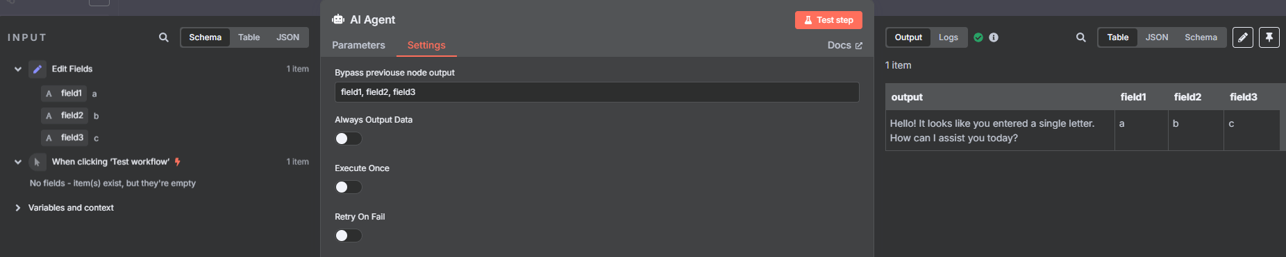 r/n8n - All node will have "Bypass previous node output"